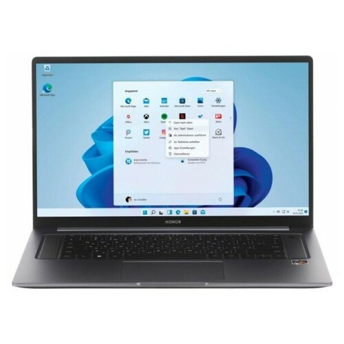 Honor MagicBook HYM-W56 5301ABCM AMD Ryzen 5600H 33GHz16384Mb512Gb SSDAMD Radeon GraphicsWi-FiBluetoothCam1611920x1080Windows 11 Home 7379800₽