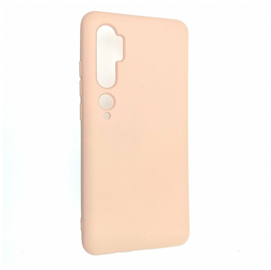 Чехол на Xiaomi Mi Note 10 Derbi Slim Silicone-3 розовый