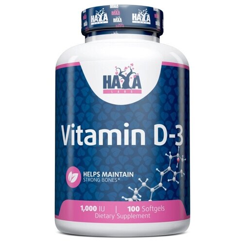 Haya Labs Vitamin D3 1000 МЕ 100 капс (Haya Labs)