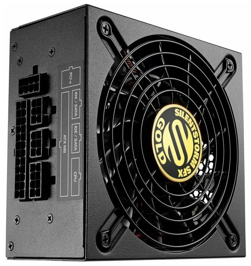 Sharkoon SilentStorm SFX 500 Gold 500W Игровой Блок питания чёрный (500 Вт, 80 Plus Bronze, 80 мм вентилятор)