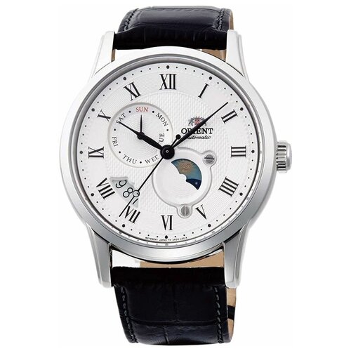 Наручные часы ORIENT Часы мужские Orient RA-AK0008S10B, серебряный, белый
