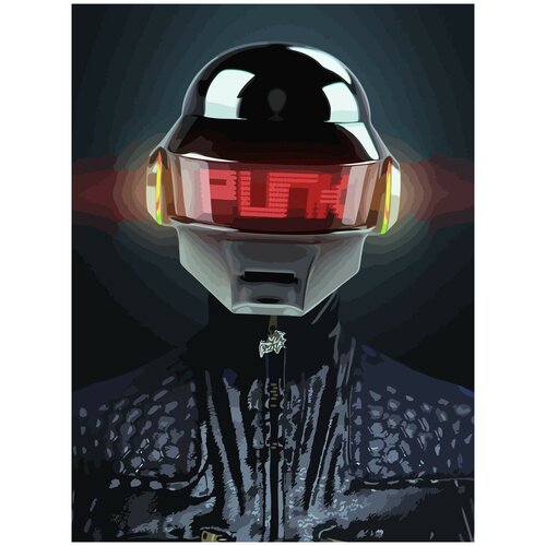 Картина по номерам на холсте Daft punk - 4 30X40