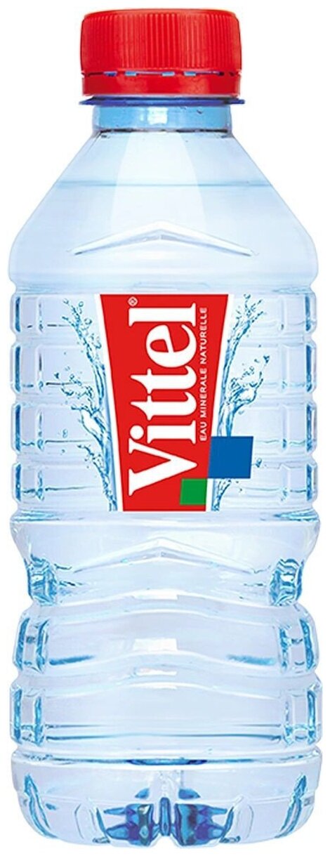 Вода минеральная Vittel (Виттель) 24 шт. по 0,33л, негазированная, пэт