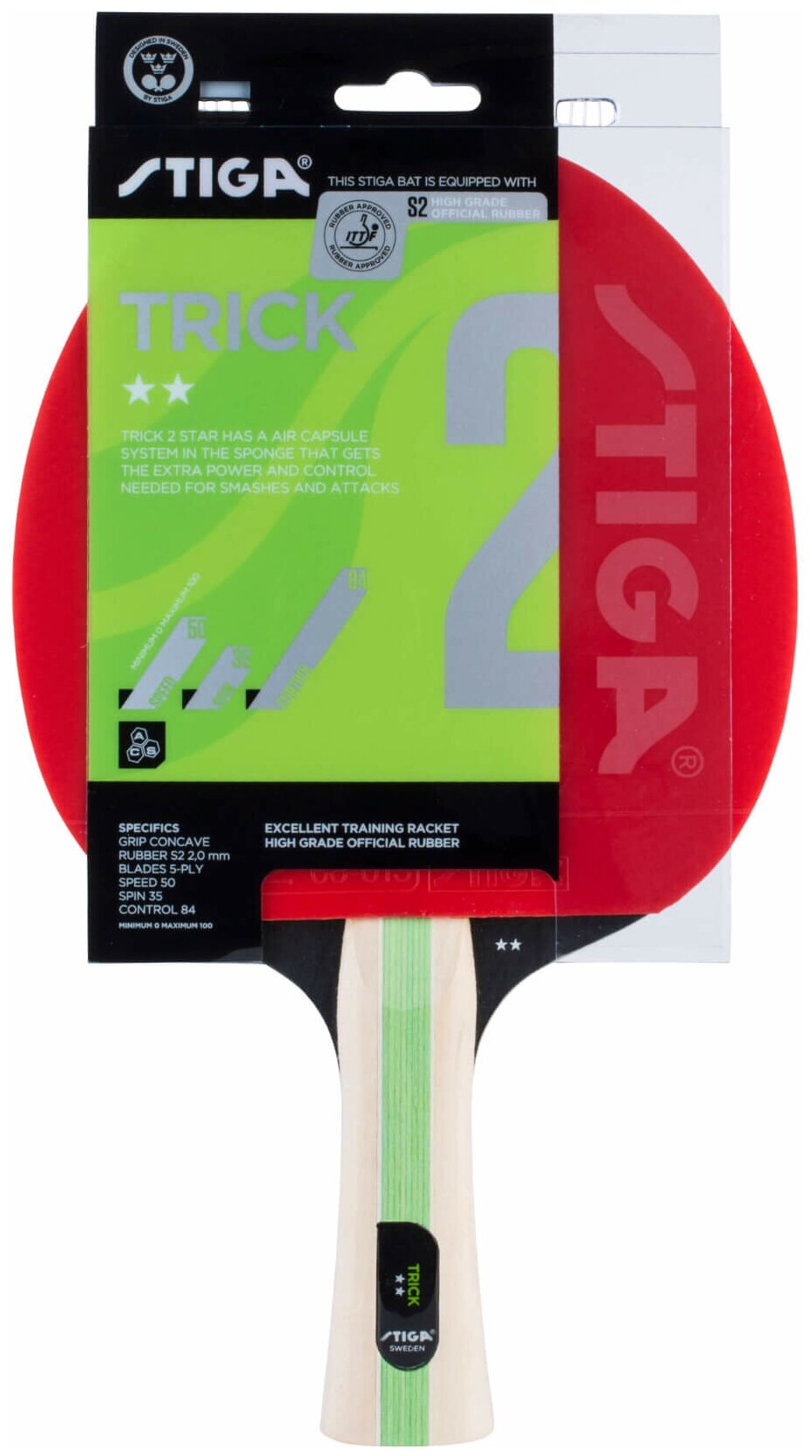 Ракетка для настольного тенниса STIGA Trick 2-Star
