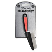 Расческа HOMEPET SILVER SERIES 70 зубьев с короткими зубьями пластиковая 14,5 см х 3,5 см