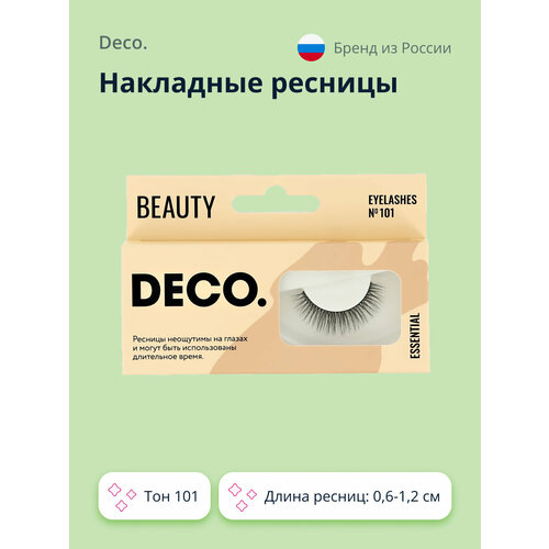 Накладные ресницы DECO. ESSENTIAL №101