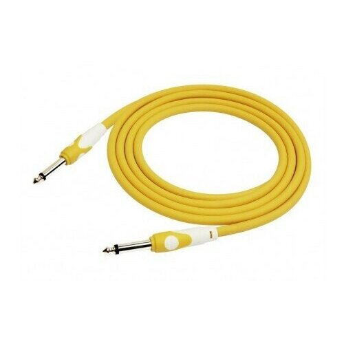 Инструментальный кабель - Kirlin LGI-201/3m YE кабель гитарный kirlin lgi 202 10 метров jack jack