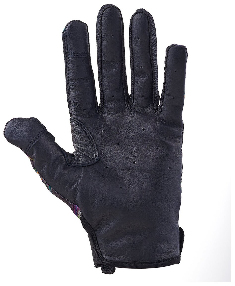 Перчатки для фитнеса Starfit Wg-104, с пальцами, черный/мультицвет размер S