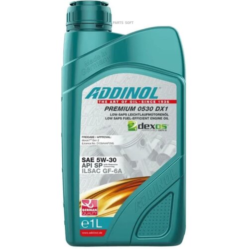 ADDINOL 4014766074829 ADDINOL Premium 5W30 SP RC / GF-6A / Масло моторное синтетическое 1L