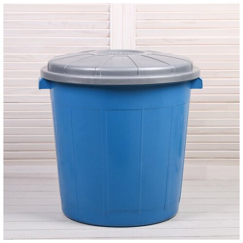 Бак хозяйственно-бытовой Колор 50 л с крышкой цвет микс 1788₽