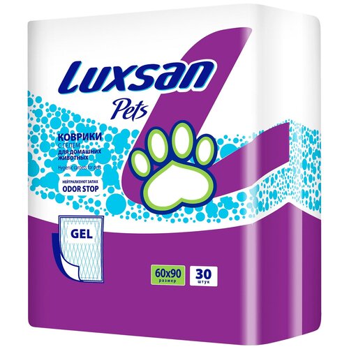 Luxsan пеленки для животных 60х90 см (гелевый абсорбент)