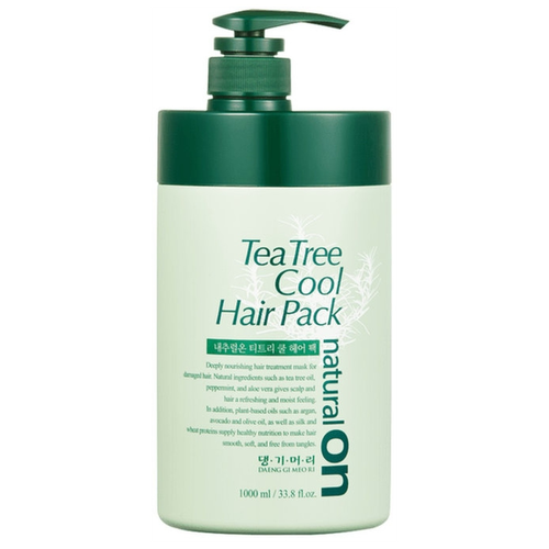 Маска для волос на основе чайного дерева Daeng Gi Meo Ri Natural On Tea Tree Cool Hair Pack, 1000 мл