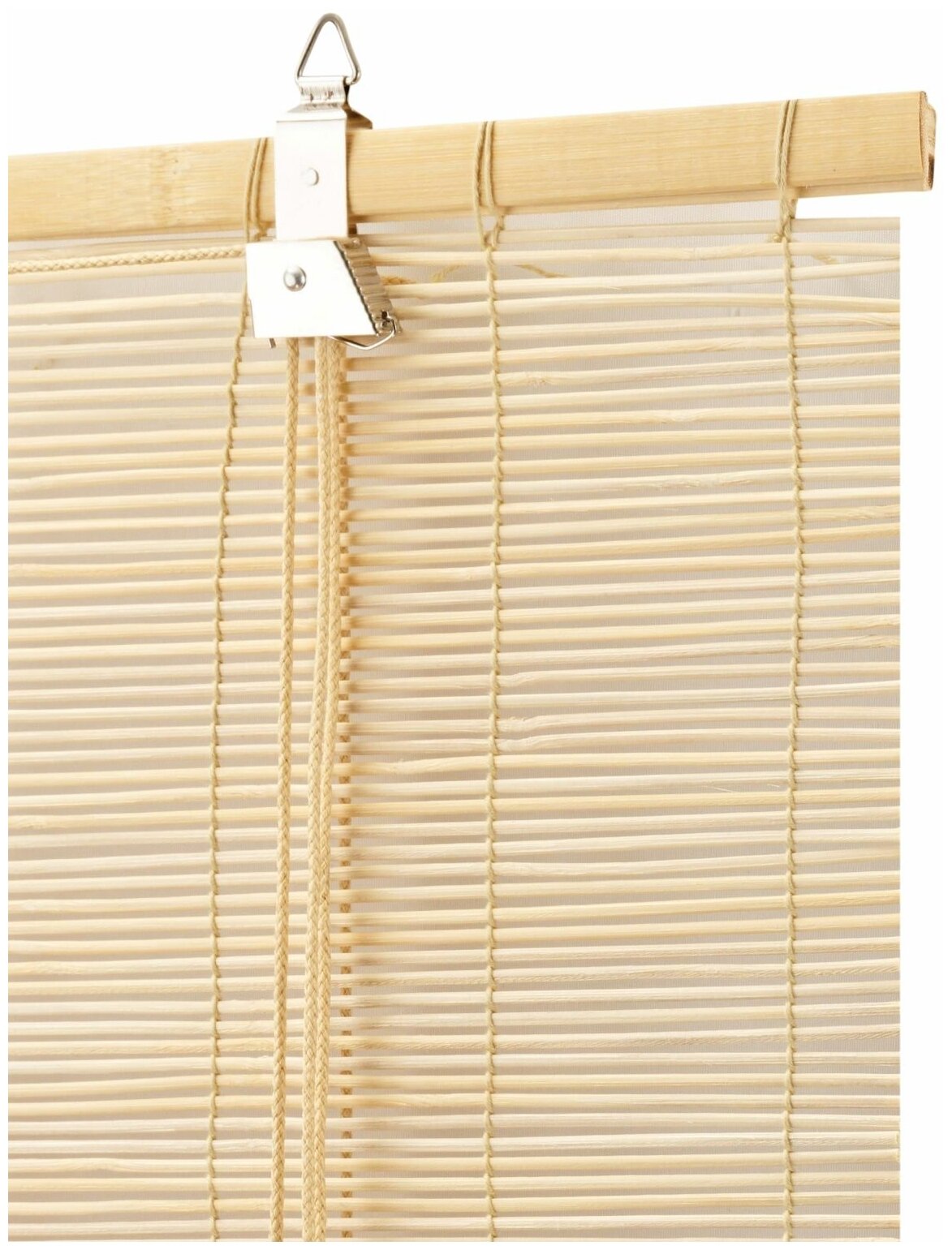 Рулонные шторы ПраймДекор, бамбук , 120х160