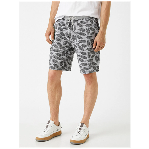 фото Шорты koton men, 1yam41078ck, цвет: grey design, размер: m