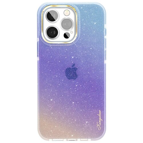 Чехол Kingxbar Ombre series для iPhone 13 Pro Max, цвет Голубой/Фиолетовый (6959003501547)