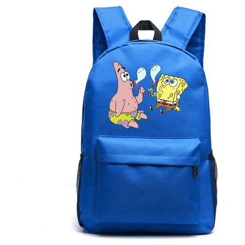 Рюкзак Патрик и Губка Боб (Sponge Bob) синий №2 рюкзак губка боб и патрик sponge bob черный 6