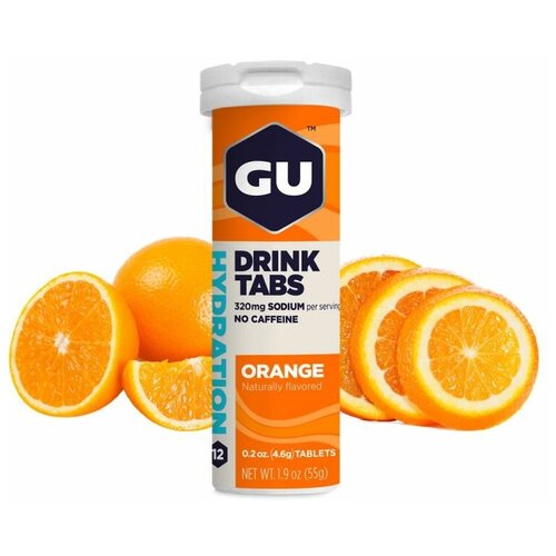 Напиток изотонический в таблетках GU HYDRATION DRINK TABS (апельсин)