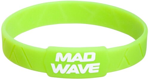 Браслет MAD WAVE, 1 шт., размер 16 см, размер one size, диаметр 5 см, зеленый