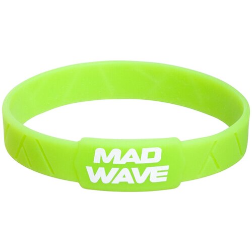 Браслет MAD WAVE, 1 шт., размер 16 см, размер one size, диаметр 5 см, зеленый браслет mad wave 1 шт размер 16 см размер one size диаметр 5 см бирюзовый