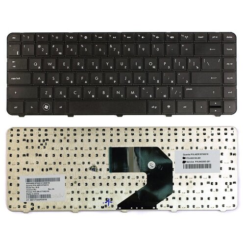 Клавиатура для ноутбука HP Pavilion g6-1131sr черная 87000₽