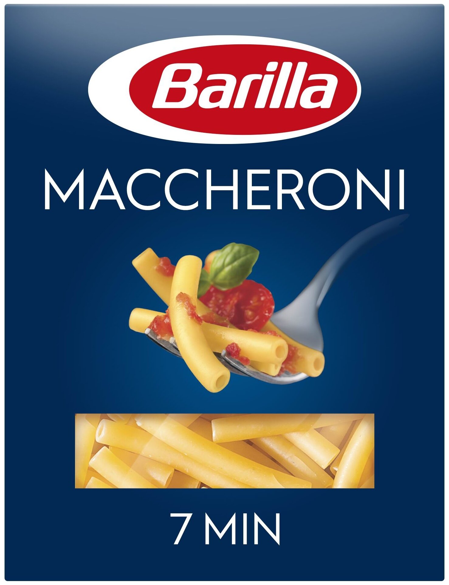 Паста BARILLA Маккероне 500 г - фотография № 1