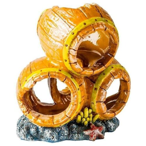 GloFish Бочки-декорация с GLO-эффектом .