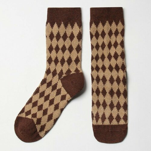 Носки Minaku, размер 36/39, коричневый