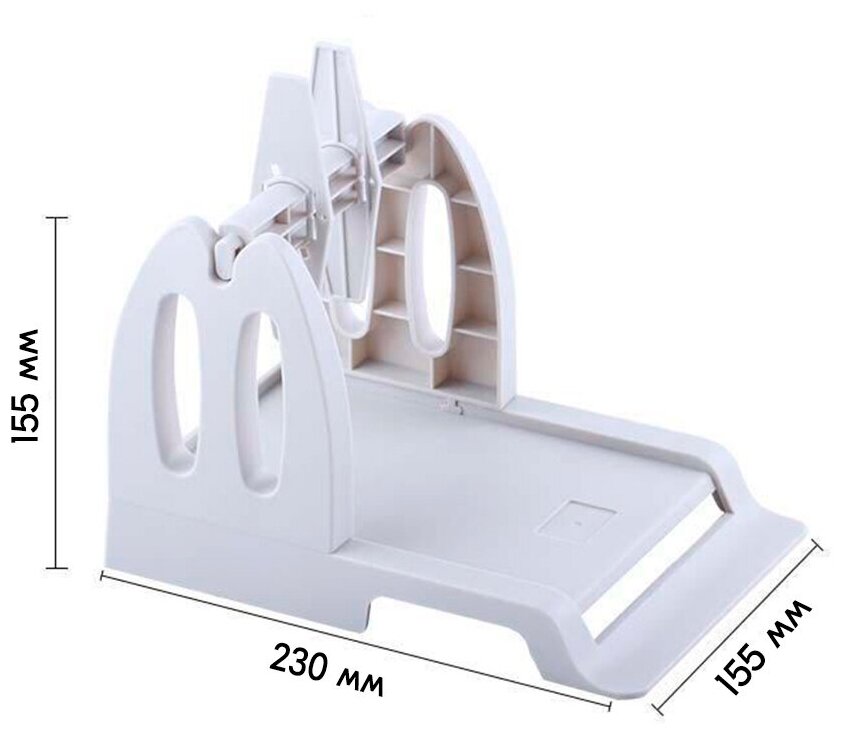 Внешний держатель рулона этикеток / термоэтикеток для термопринтера универсальный светлый