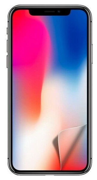 Защитное стекло Krutoff для iPhone X/XS/11 Pro гибридное полный клей