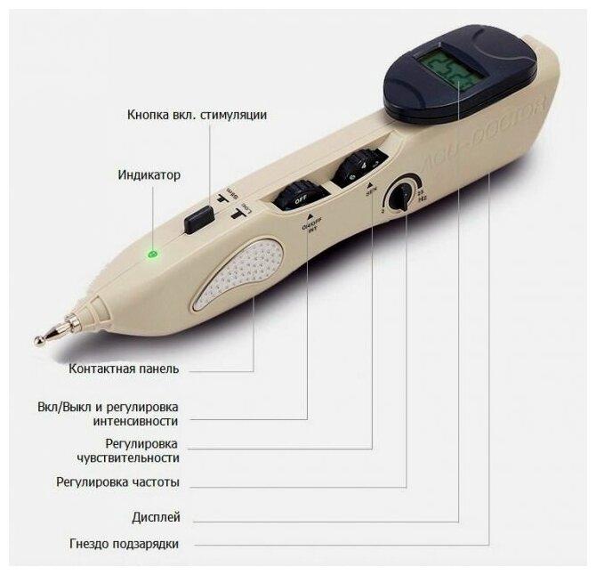 Акупунктурный прибор для точечного массажа тела ACU-DOCTOR - фотография № 5