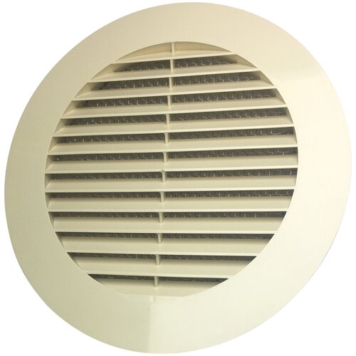 Решетка пластиковая Ivory с нержавеющей сеткой (ASA1015) D150