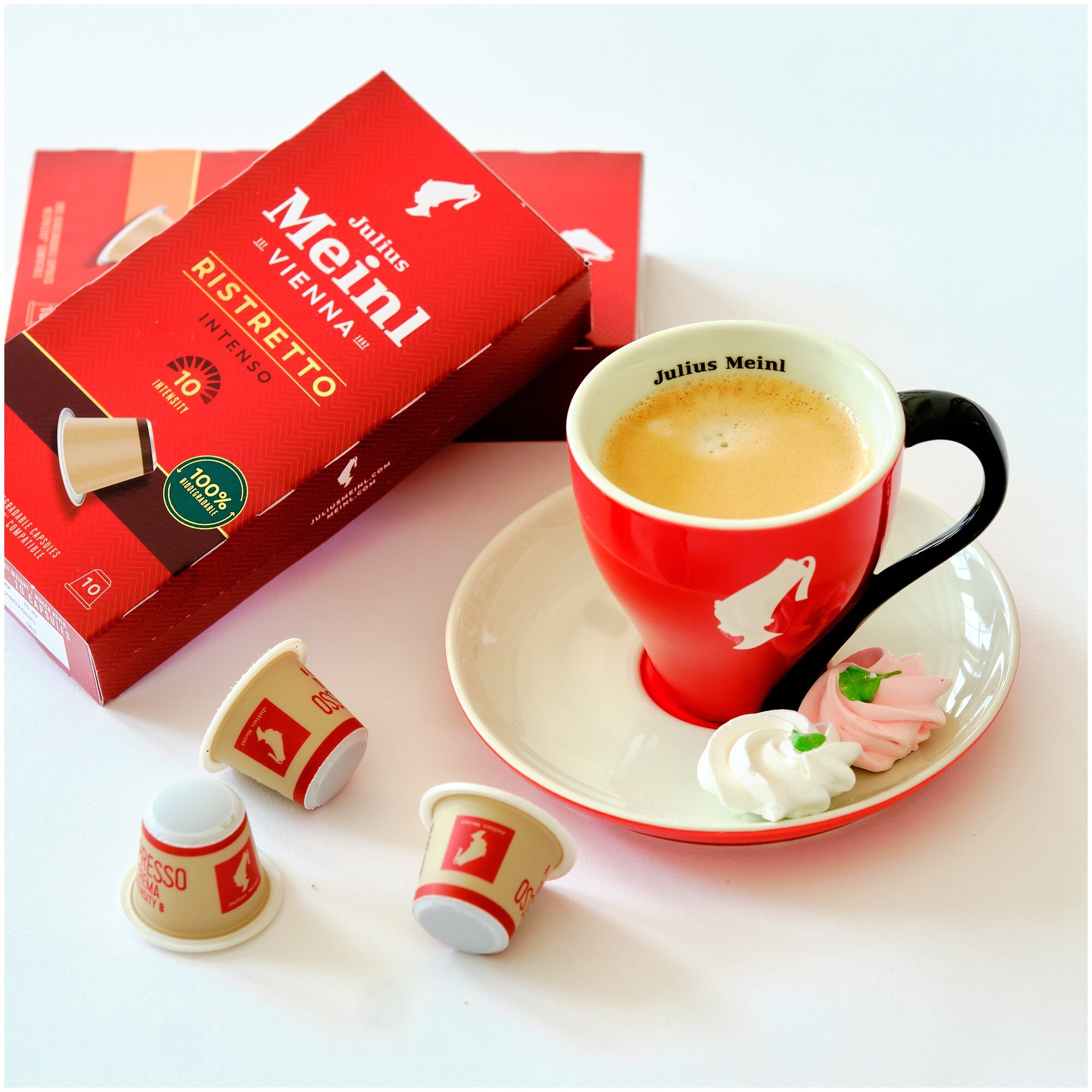 Кофе в капсулах Julius Meinl Ristretto Intenso (Ристретто Интенсо), стандарта Nespresso, 4x10шт - фотография № 19