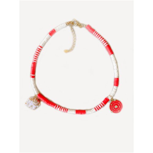 Чокер красный/ Чокер из каучука/ Чокер на шею/ Украшение/ Бижутерия/ Ожерелье