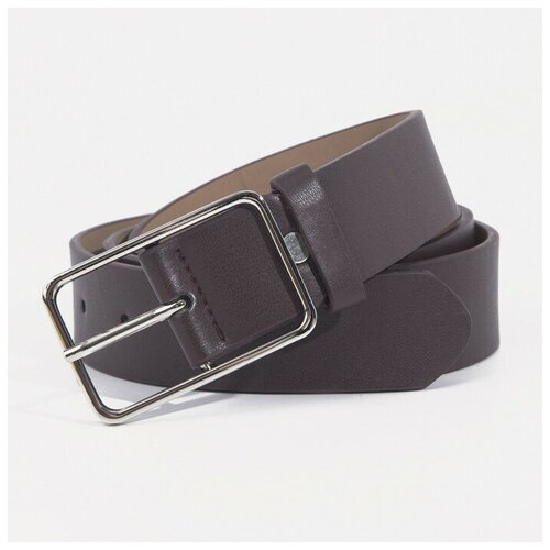 фото Ремень женский, ширина 3,5 см, винт, пряжка металл, цвет коричневый gorodok