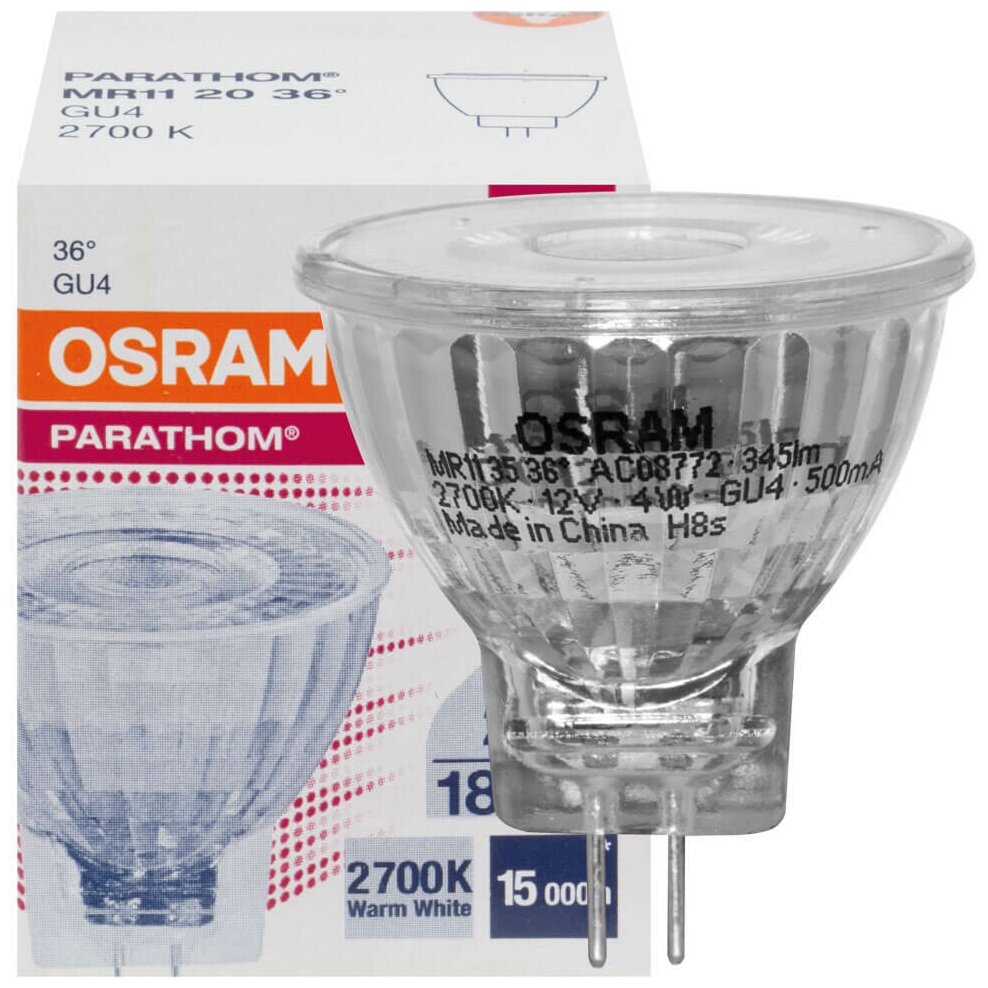 Osram / Ledvance PARATHOM MR11 12V 20 36° 2.5 W/2700 K GU4