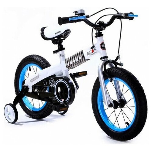 Детский велосипед Royal Baby Buttons 14 Onesize Бело-голубой RB14-15 LU094617-LU085523 1580000₽