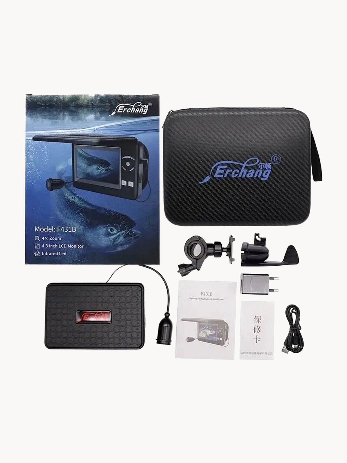 Камера подводная для зимней и летней рыбалки Erchang F431b