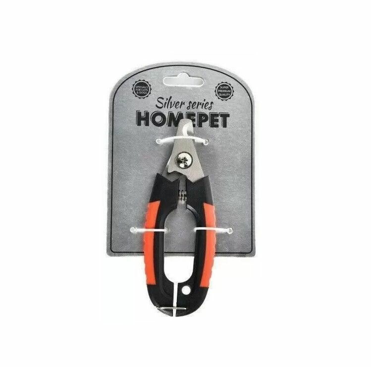 Картинки Когтерез-секатор HOMEPET SILVER SERIES, с фиксатором, размер L, 16 х 4,5 см