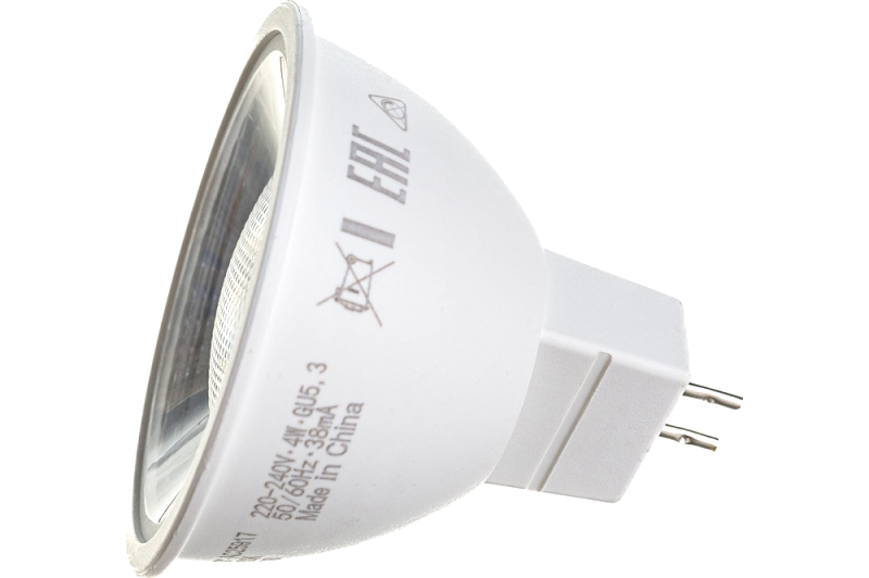 Лампа светодиодная Osram GU5.3 220-240 В 4 Вт спот прозрачная 300 лм тёплый белый свет - фото №8