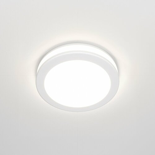 Встраиваемый светильник 4000K 7Вт круглый белый 1038₽