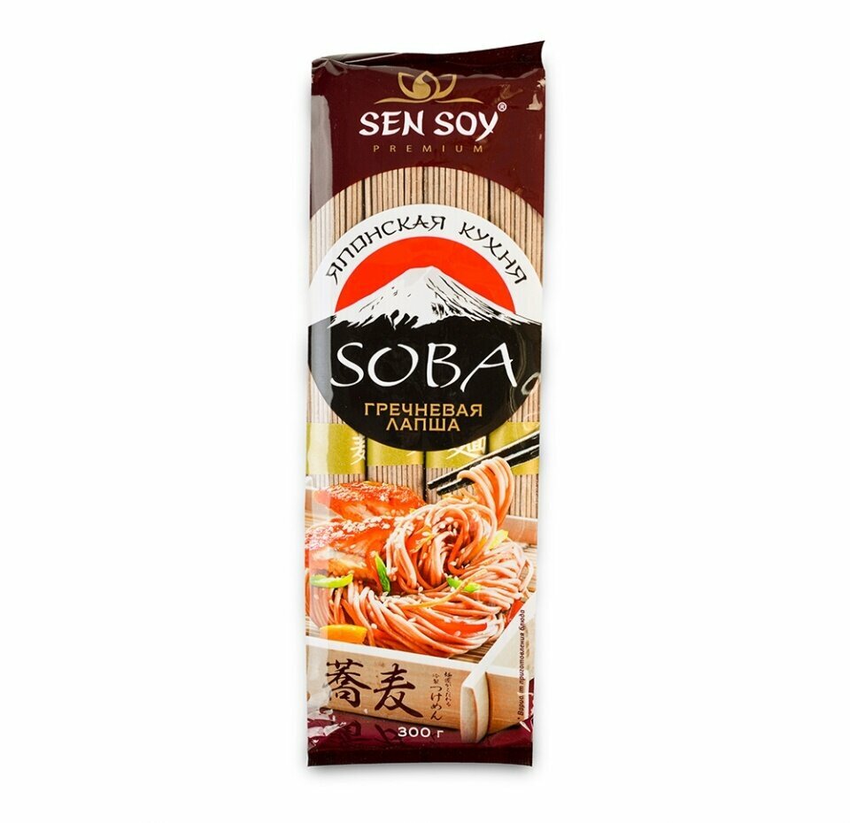 Лапша Sen Soy Premium Soba гречневая 300г Jiangxi Chunsi Foods Co - фото №6