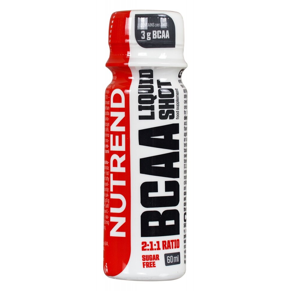 Аминокислоты BCAA Nutrend BCAA Liquid Shot, 1 бутылочка * 60 мл, Вкус Orange / Апельсин