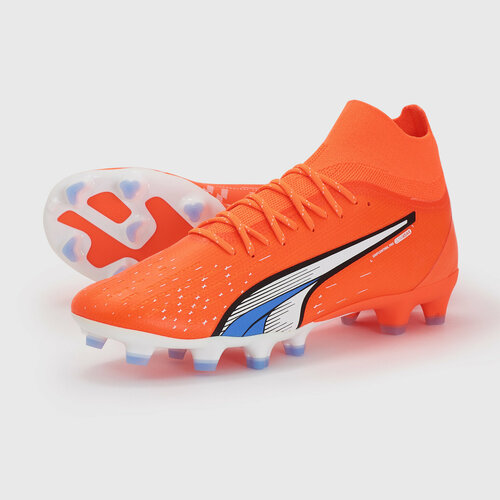 фото Бутсы puma 10724001, футбольные, размер 7.5 uk, оранжевый