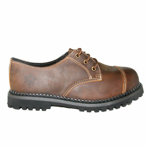 фото Полуботинки grinders, размер 42, коричневый