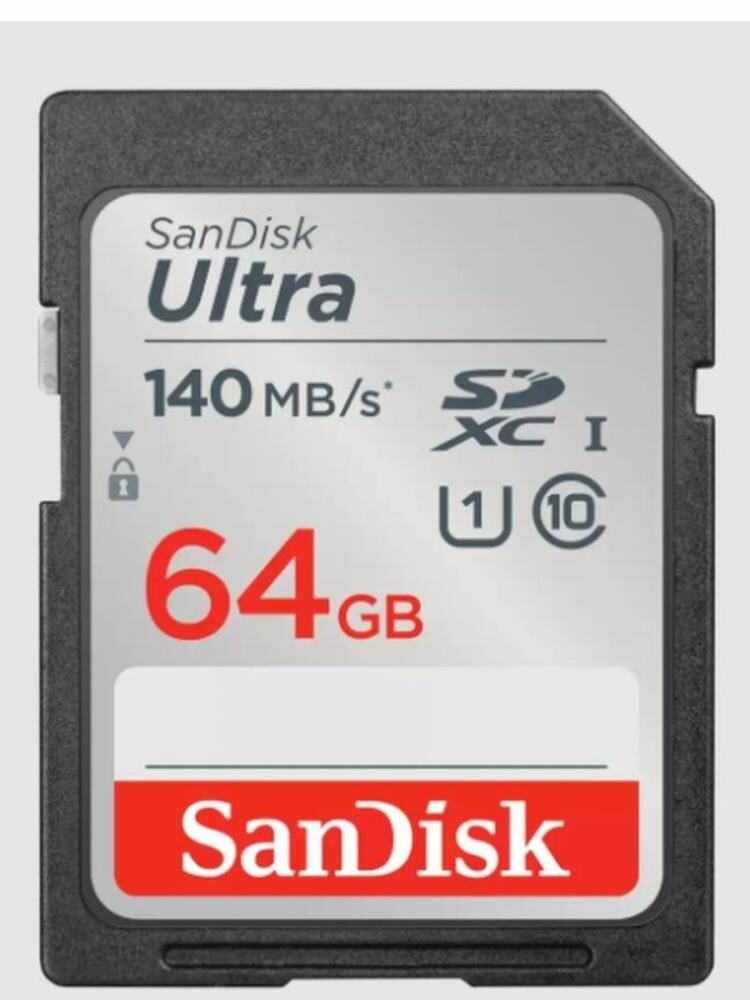 Карта памяти SanDisk Ultra 64GB SDXC Class 10 UHS-I