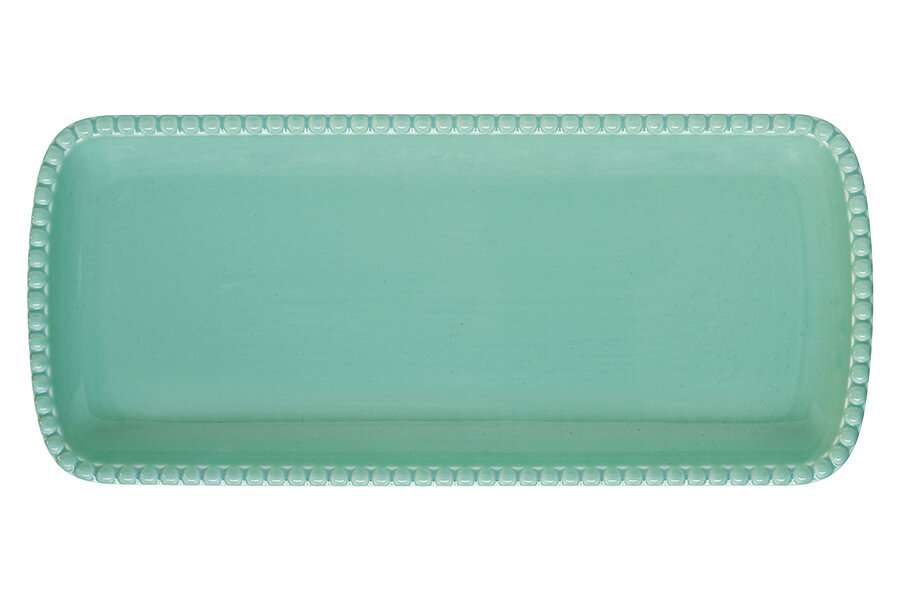 Блюдо прямоугольное Tiffany морская волна 36х16 см Easy Life EL-R2714/TIFA - фото №1