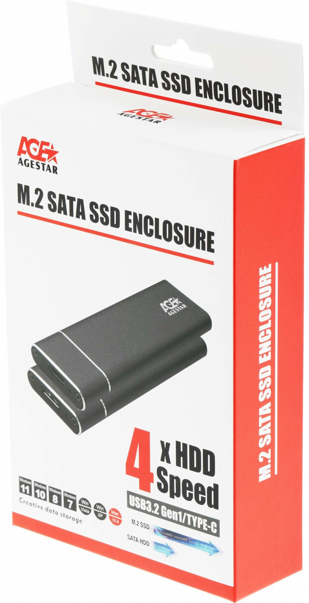 Корпус для SSD AGESTAR 3UBNF5C