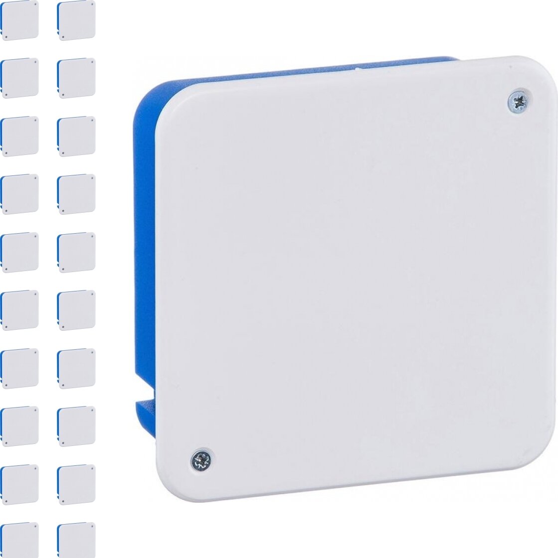 фото Коробка распределительная Tyco 100x100x45 квадратная для кирпичных и бетонных стен IP30 (комплект из 2 шт.)