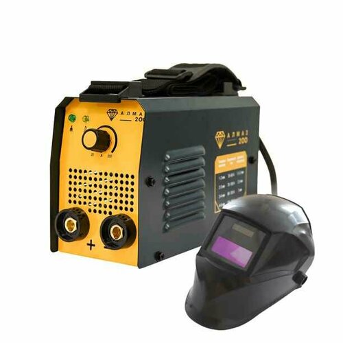 Сварочный аппарат инверторный Алмаз 200 200 А маска сварщика FOX в подарок 1090700₽