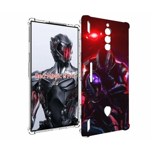 Чехол MyPads Mass Effect для ZTE Nubia Red Magic 8 Pro / Red Magic 8 Pro Plus задняя-панель-накладка-бампер чехол mypads mass effect andromeda ryder для zte nubia red magic 7 pro задняя панель накладка бампер